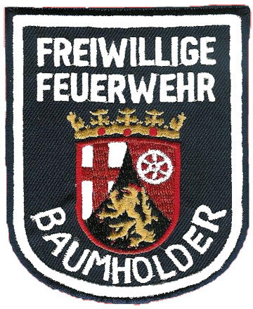 Das Wappen der Feuerwehr Baumholder